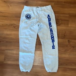 Abercrombie & fitch light gray sweatpants